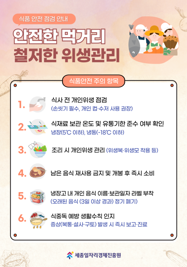 [3월 안전점검의 날] 식품 안전 점검 안내