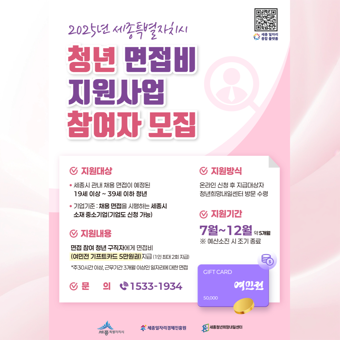 청년 면접비